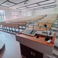 Bureau et chaise d'étudiant en métal et en bois de haute qualité meubles de classe d'université