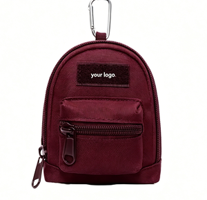 Porte-clés tactique, mini pochette en nylon imperméable pour porte-monnaie EDC, sac de ceinture utilitaire avec mousqueton - Product Image 3