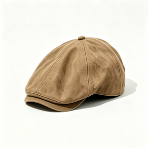 Gorra Newsboy de 8 Paneles, Estilo Gatsby, Tacto Gamuza Sintética, Octogonal, Correa Trasera Ajustable, Gorra Vintage con Visera, para Hombre y Mujer, Primavera, Otoño, Invierno - Product Image 4