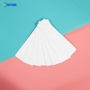 Gecoat Tweezijdig Effen Wit Sublimatie Aluminium Bladwijzer Blanco 152*38*1Mm Aangepaste Bladwijzers Met Kwast - Product Image 3