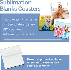 Custom Sublimation Square <b>Coaster</b> Blanks Bulk with <b>Cork</b> Back MDF Heat Transfer Wood <b>Cork</b> <b>Coasters</b> Product Blank Iteam - Product Image 3