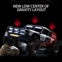 Coche RC MJX Hyper H8P sin Escobillas a Escala 1/8, 4WD Todoterreno, Simulación de Escalada Ford Bronco Baja 1000, Juguete de Control Remoto