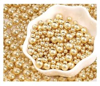 Perles brillantes dorées super brillantes pour la décoration de gâteaux, ingrédients de pâtisserie solides, colorants alimentaires pour toutes les occasions festives