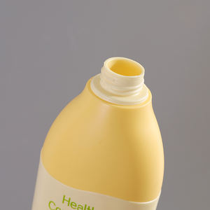 Botella de bomba de loción de plástico PE plana de 300ml, cuidado del bebé, champú para lavar a mano, embalaje cosmético, etiqueta con logotipo, superficie, embalaje para el cuidado de la piel - Product Image 5