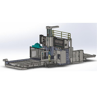Centro de Mecanizado CNC Tipo Pórtico BBT50, Husillo de Alta Rigidez TSMV-7035, Controlador Mitsubishi, CNC de Alta Precisión para Trabajo Pesado