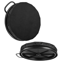 Siège pivotant à 360 degrés avec coussin en mousse, siège baquet avec couvercle imperméable pour la chasse, la pêche, le baseball, le jardinage et le camping