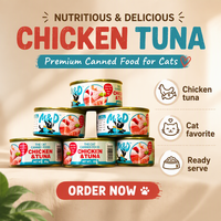 Nourriture humide pour chat MAIDOU, à base de viande véritable, riche en protéines, en conserve de 85 g, sans céréales, ingrédients naturels, nourriture pour animaux de compagnie en boîte