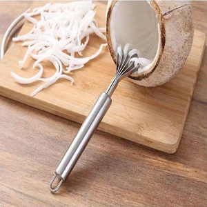 Couteau-râpe en acier inoxydable SYH1275 pour retirer la chair de noix de coco et le poisson, idéal pour les fruits et légumes (vente en gros) - Product Image 3