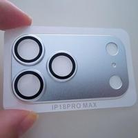 Protection d'objectif d'appareil photo en verre trempé métallique 9H ultra-mince pour 17/18 Pro Max (vente en gros)