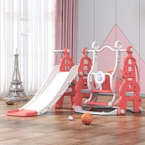 Aire de jeux intérieure pour enfants Play Zone Jouets pour enfants Toboggan et balançoire en plastique pour bébés enfants - Product Image 1