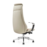 Fauteuil de Direction Ergonomique à Dossier Haut Multi-Fonctionnel en Cuir PU, Design Moderne, Pivotant, pour Bureau - Foire de Canton 2025