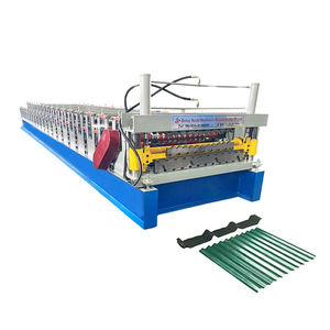 Machine de fabrication de tuiles à double couche pour toiture en acier galvanisé (<span class=keywords><strong>IBR</strong></span>) pour l'Amérique du Nord - Product Image 2