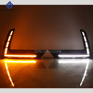 Luci Diurne LED DRL per <span class=keywords><strong>Honda</strong></span> CR-V <span class=keywords><strong>CRV</strong></span> 2023 2024 2025 Copertura <span class=keywords><strong>Nera</strong></span> per Fari Antinebbia con Indicatore di Direzione Giallo - Product Image 5