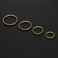 YW – bijoux en acier inoxydable 316l 16G, cerceaux articulés, Segment de Clicker, anneau de nez, anneau d'oreille, anneau de Piercing pour le corps