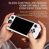 Konsol Game Genggam E6 Layar 5.0 Inci, Penjualan Terlaris, Permainan Retro Klasik Portabel, Joystick 3D untuk Anak Laki-laki, Hadiah Natal, Mainan