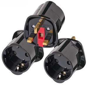 İngiliz alman avrupa standartları ticari kullanım için soket adaptörü dönüştürücü ile çok standart ABS fiş - Product Image 4