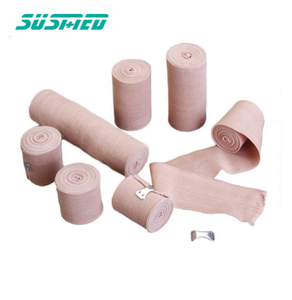 سعر المصنع لون البشرة ضمادة سادة عالية المرونة مع مشبك يمكن التخلص منها للجروح الرياضية ضمادة خلع الملابس - Product Image 3