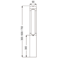 Lampadaire LED extérieur pour pelouse, lumière de jardin, AC 5W 10W 15W 85-265V 135LM/W PC Aluminium IP65