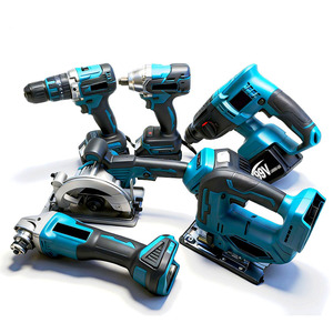 Combo Power <strong>Tools</strong> 6 Kits <strong>Tools</strong> <strong>Set</strong> Electric Hammer Drill Angle Grinder Brushless Cordless Drill Power <strong>Set</strong> 6 PCS Power <strong>Tool</strong> <strong>Sets</strong> - Product Image 3