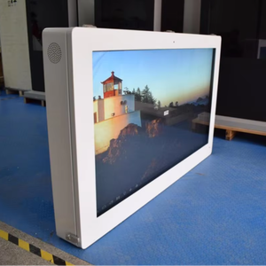 Kiosque numérique extérieur à écran tactile de 86 pouces à haute luminosité, mural horizontal pour gare, centre commercial - Product Image 1