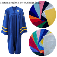 Ensemble de robe de remise de diplôme, toque, chapeau, glands, écharpe et cordon d'honneur pour adultes unisexes, lycée, université, vente en gros d'articles d'uniformes scolaires