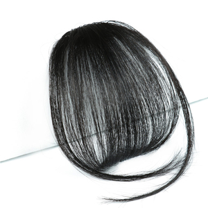 Perrue Courte Brésilienne Cheveux Humains Bob avec <span class=keywords><strong>Frange</strong></span> Clipsable pour Femme - Product Image 4