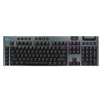 Teclado Mecánico Inalámbrico para Juegos Logitech G915 X LIGHTSPEED de Tamaño Completo, Interruptores GL de Perfil Bajo, Triple Modo, RGB, Batería de 800H