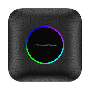 Không dây Android Carplay TV BOX ANDROID 13 đèn đa phương tiện Máy nghe nhạc cổng USB xe ô tô có dây Carplay xe ai Hộp 4 + 64GB - Product Image 1