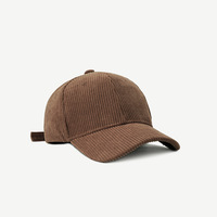 Topi Baseball Polos Bahan Corduroy Grosir, Topi Baseball 6 Panel Bahan Corduroy, Topi Olahraga Bahan Corduroy Model Dad Hat