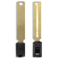 Wholesale Replacement Emergency Key Blade Car Key Shell with Blade Groove on Inside and Hole Outside