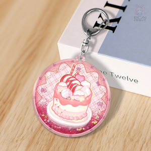 Porte-clés acrylique holographique brillant double face Porte-clés en plastique bon marché en gros <span class=keywords><strong>pour</strong></span> <span class=keywords><strong>anime</strong></span> - Product Image 2