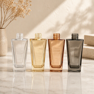 Coffret Cadeau de Parfum Personnalisé en Verre Luxe Vaporisateur Transparent Ambré 300ml Vide pour Parfum ou Désodorisant avec Boîte Incluse - Product Image 1