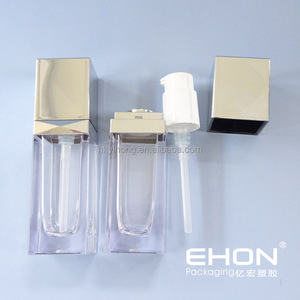 ขวดเปล่ารองพื้นทรงสี่เหลี่ยมขวดโลชั่นสีม่วง30มล. พร้อมปั๊มบรรจุภัณฑ์เครื่องสำอาง - Product Image 4