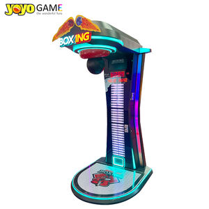 Machine de boxe à monnayeur avec éclairage <span class=keywords><strong>LED</strong></span> RGB, machine de jeu d'arcade commerciale de mesure de force de frappe pour bars et centres de jeux - Product Image 2