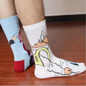 ถุงเท้าแฟชั่นพิมพ์ลายสีสันสดใส ออกแบบเองได้ตามสั่ง ขายส่ง - Product Image 4