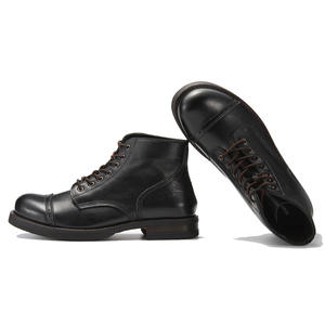 Nouveau modèle de bottes pour homme de haute qualité, automne, bureau, carrière, soirée, durables, rétro, faites à la main, imperméables, respirantes, hauteur - Product Image 6