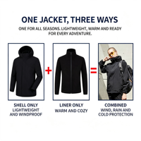 Veste coupe-vent unisexe d'hiver de haute qualité, imperméable, à capuche, style racer, avec motif à carreaux et logo frontal