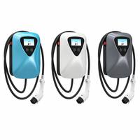 Cargador EV de Nivel 2, 7kW 22kW, Wallbox con Cable NACS y SAE J1772 (Tipo 1) para Tesla y Todos los Vehículos Eléctricos, Estación de Carga Doméstica