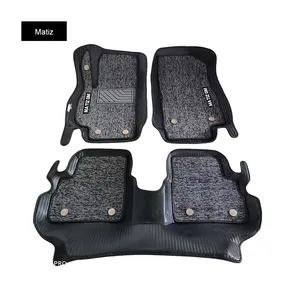 Factory Direct Sales Leather Double - Layer 5D Luxury Car Floor Mat for Matiz Uzbekistan