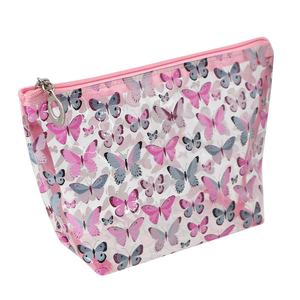 Profesional <span class=keywords><strong>Grus</strong></span> Japonensis UV impresión a todo color impreso transparente PVC bolsa de maquillaje transparente impermeable PVC neceser Eco - Product Image 1