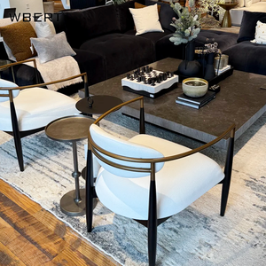 WBERT Arhaus Ventas directas de fábrica Sofá norteamericano Juego de sala de estar Diseño integral Muebles Rh personalizados para toda la casa - Product Image 6