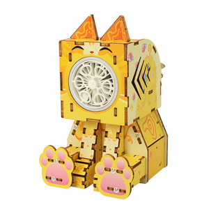 Grue à tour télécommandée DIY, <span class=keywords><strong>puzzle</strong></span> 3D en bois fait main, projets STEM, jouet éducatif d'assemblage, science et ingénierie, multi-âges - Product Image 5