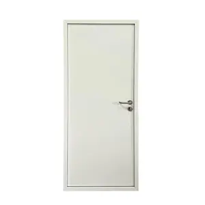 ประตูเหล็ก Pre-Hung การออกแบบโมดูลาร์เดี่ยวราคาที่ดีที่สุดประตูบ้านสำเร็จรูป