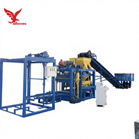 Machine de moulage de blocs de béton entièrement automatique avec boîte de vitesses et système de fabrication de briques hydraulique