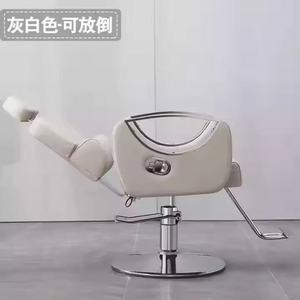 Chaise de barbier inclinable à vente chaude, mobilier de salon de coiffure, chaise de barbier réglable dorée, salon de beauté, usine - Product Image 6