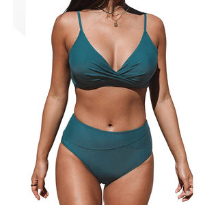 사용자 정의 로고 숙녀 새로운 섹시한 수영복 여성 아시아 끈 여성 수영복 투피스 비키니 세트 - Product Image 2