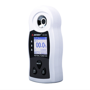 Nuevo Medidor de Brix de Azúcar SW-593, Refractómetro Digital 2 en 1 para Concentración e Índice de Refracción - Product Image 1