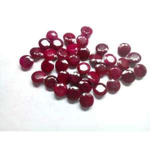 M.Y.GEMS - Gema Redonda de Rubí Rojo Natural Mejorado, 12 mm, 7.20 ct, Certificada por Terceros, Origen Tanzania, para Joyería - Product Image 6