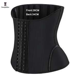 Höhe 28CM/11 Zoll Plus Size Xs-xxxxxxl Sanduhr Kurviger Schweiß gürtel Latex Korsett Taillen trainer Für Bauch kontrolle Gewichts verlust