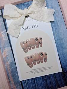 <span class=keywords><strong>Uñas</strong></span> Postizas Hechas a Mano Otoño/Invierno <span class=keywords><strong>2023</strong></span>, Diseño Ojo <span class=keywords><strong>de</strong></span> Gato Melbourne con Pedrería, Acabado Brillante <span class=keywords><strong>de</strong></span> Alta Gama, Realzan la Apariencia <span class=keywords><strong>de</strong></span> la Piel - Product Image 2